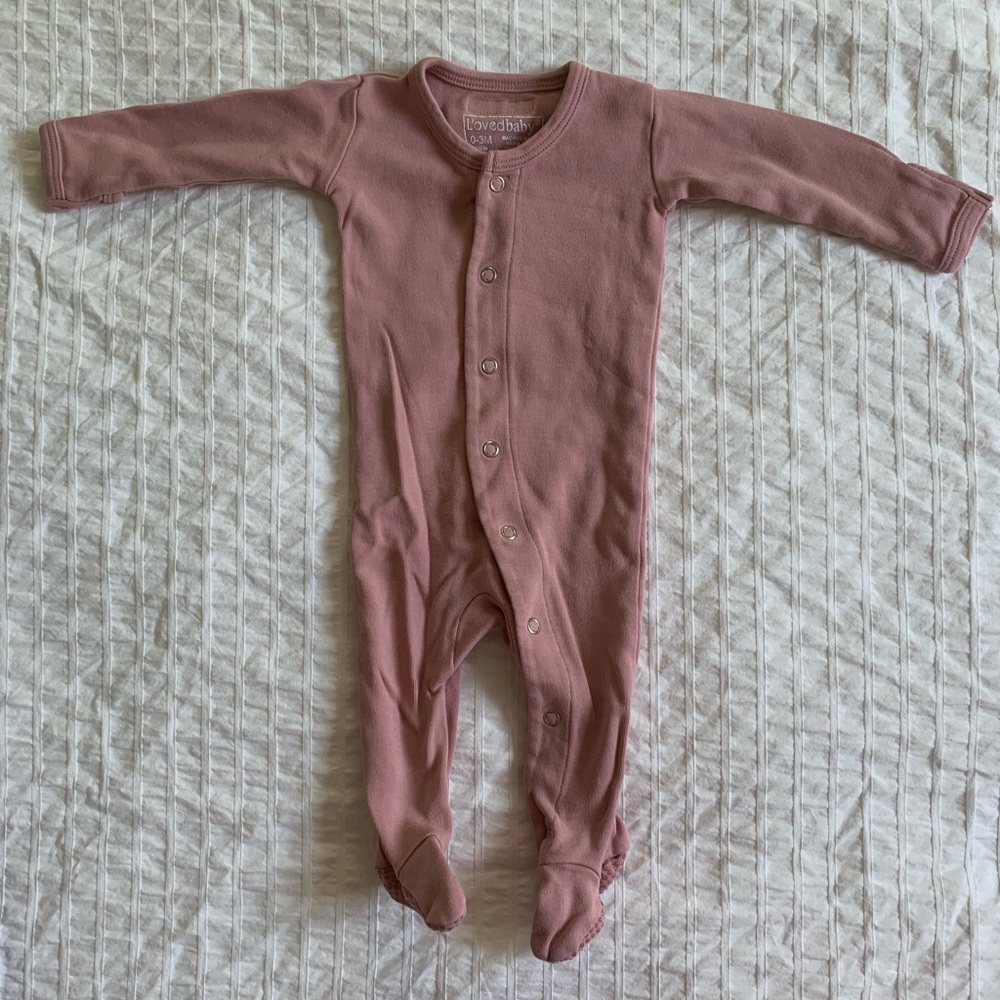 L’ovedbaby snap footie